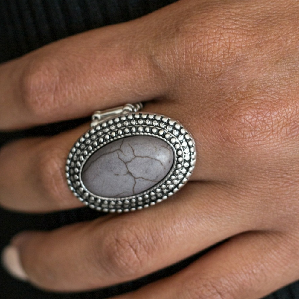 2 for $13 Silver and Gray Ring